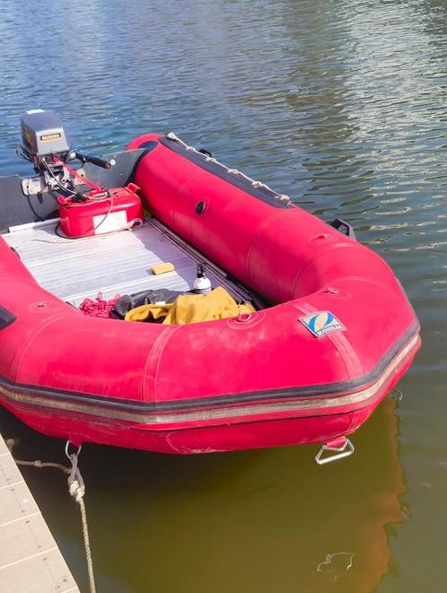 Zodic Futura, Watersport en Boten, Rubberboten, Gebruikt, Zodiac, Aluminium, Minder dan 70 pk, Benzine, Ophalen