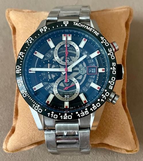 Tag Heuer 01 Carrera/Calibre Skeleton Chronograaf, Handtassen en Accessoires, Horloges | Heren, Nieuw, Polshorloge, TAG Heuer