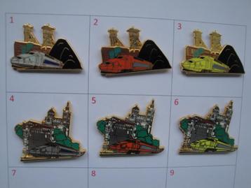 Pins gare train TGV, Enlèvement ou Envoi, Comme neuf, Transport, Insigne ou Pin's
