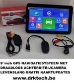 9' XXL Camper, Auto GPS met Draadloos Achteruitrijcamera Set, Info@drktech.be, Oosterwennel 35 Genk, Nieuw, Ophalen of Verzenden