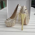 sexy pumps, Kleding | Dames, Schoenen, Pumps, Verzenden, Beige, Nieuw