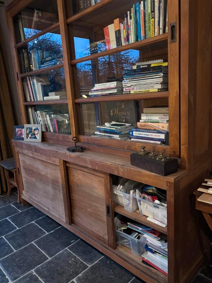 Teakhouten buffetkast, Huis en Inrichting, Kasten | Buffetkasten, Zo goed als nieuw, Teakhout, Ophalen