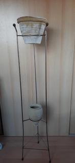 Plantenstaander met bijpassende potten, Huis en Inrichting, Ophalen, Gebruikt