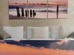 3 delige wanddecoratie maritiem (NIEUW IN VERPAKKING), Nieuw, Foto of Poster, 50 tot 75 cm, 50 tot 75 cm