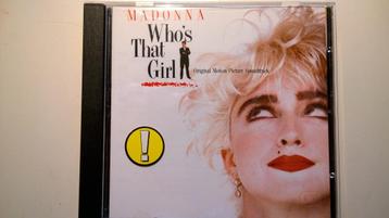 Madonna - Who's That Girl (Original Motion Picture Soundtrac, Envoi, Comme neuf