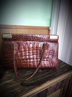 ANTIEKE TAS TE KOOP — Tas van echt krokodillenleer, Ophalen of Verzenden