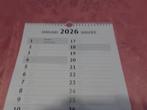 Kalender 2026, Enlèvement ou Envoi, Neuf