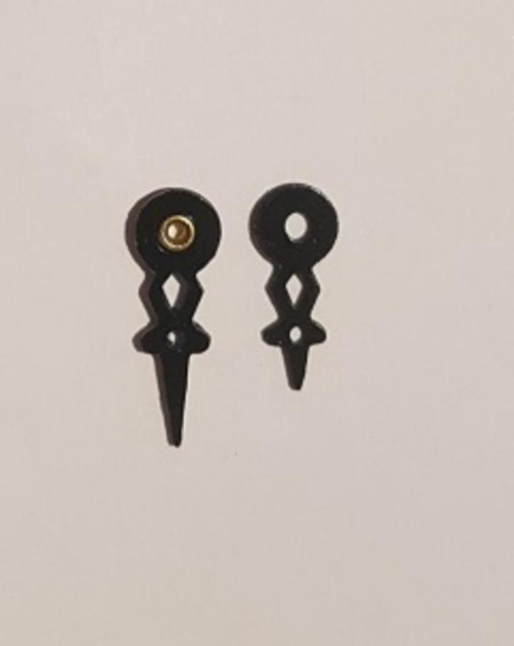 Wijzers klokkenmannetje, miniklokje, klokkenmannetje, Antiek en Kunst, Antiek | Klokken, Ophalen of Verzenden