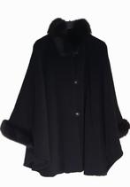 Mantel poncho Hucke Maat 40, Kleding | Dames, Ophalen, Zo goed als nieuw, Maat 38/40 (M)