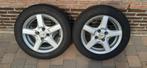 Winterbanden met Velgen (4x100 steekgaten). Prima Staat !, Auto-onderdelen, Banden en Velgen, Ophalen, Gebruikt, 15 inch, Banden en Velgen