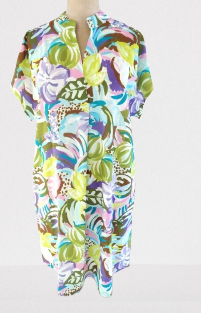 Jurk, frisse kleuren. Nieuwstaat. Maat 44, Kleding | Dames, Jurken, Zo goed als nieuw, Maat 42/44 (L), Overige kleuren, Ophalen of Verzenden