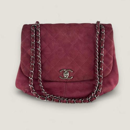 Chanel soft caviar flap bag, Handtassen en Accessoires, Tassen | Schoudertassen, Gebruikt, Overige merken, Roze, Leer, Ophalen of Verzenden