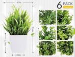 Set van 6 kleine kunstplanten | GRATIS LEVERING, Binnen, -, Verzenden, DER ROSE