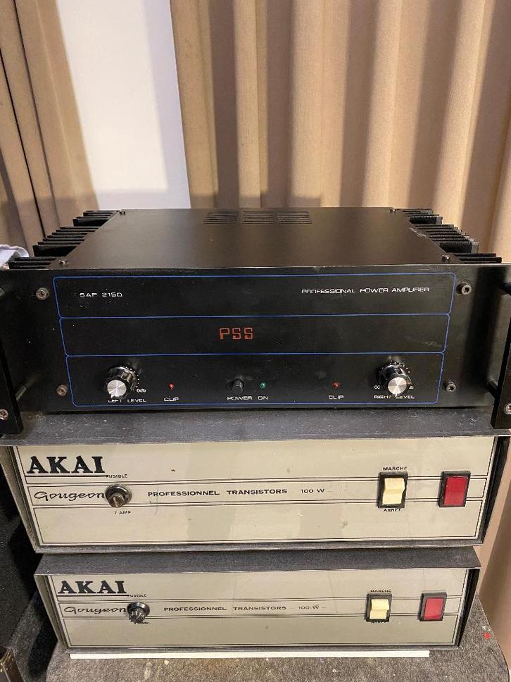 Professionele Zware Eindversterkers, Audio, Tv en Foto, Professionele apparaten, Zo goed als nieuw, Audio, Ophalen