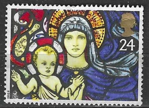 Groot-Brittannie 1992 - Yvert 1641 - Glasramen (ST), Postzegels en Munten, Postzegels | Europa | UK, Gestempeld, Verzenden