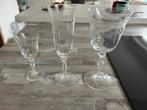Service de verres anciens gravés en cristal, Ophalen, Zo goed als nieuw