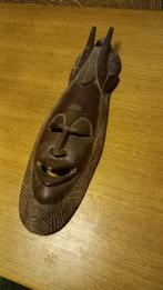 GROOT Afrikaans masker uit Belgisch Congo, Antiek en Kunst, Ophalen