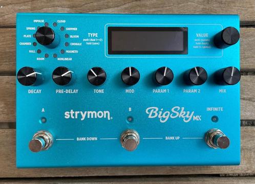 Strymon Bigsky MX nog met garantie, Muziek en Instrumenten, Effecten, Zo goed als nieuw, Delay of Echo, Reverb, Ophalen