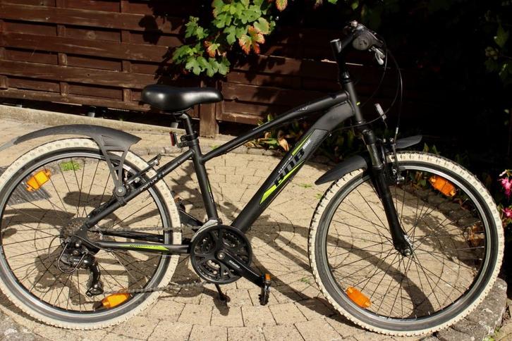 Mooie Alu 24 inch BNB jongensMTB - 3x7 versnellingen, Fietsen en Brommers, Fietsen | Jongens, Zo goed als nieuw, 24 inch, Handrem