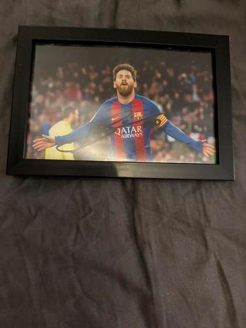 Gesigneerde foto Messi beschikbaar voor biedingen
