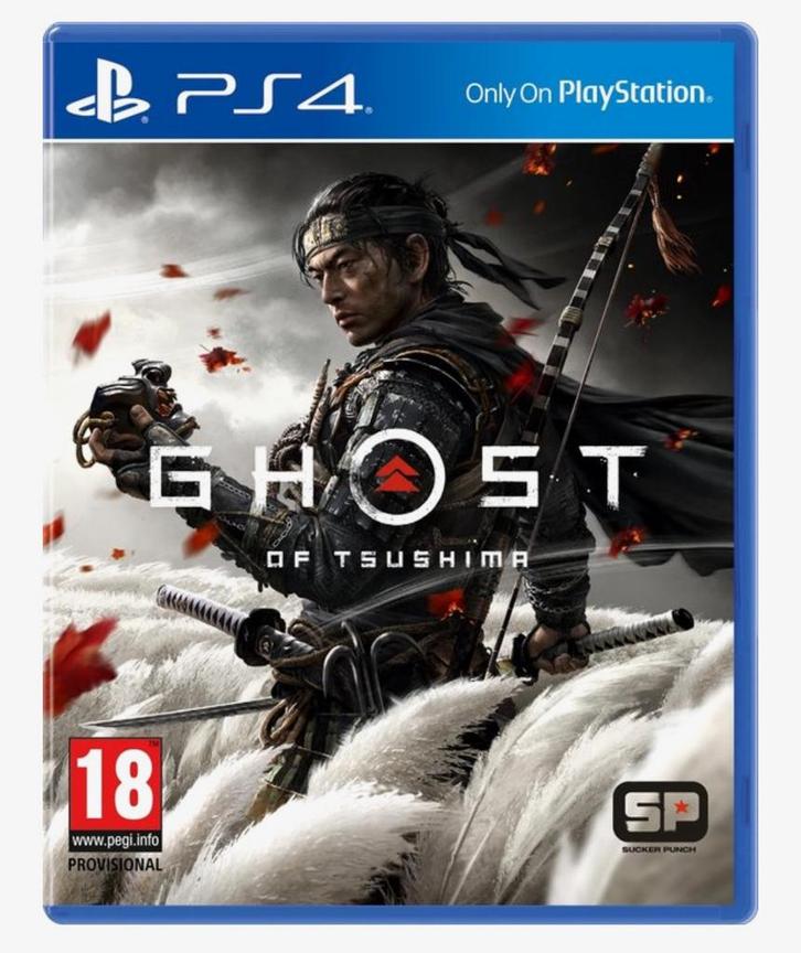 Ghost of Tsushima PS4, Games en Spelcomputers, Games | Sony PlayStation 4, Zo goed als nieuw, Avontuur en Actie, 1 speler, Ophalen of Verzenden