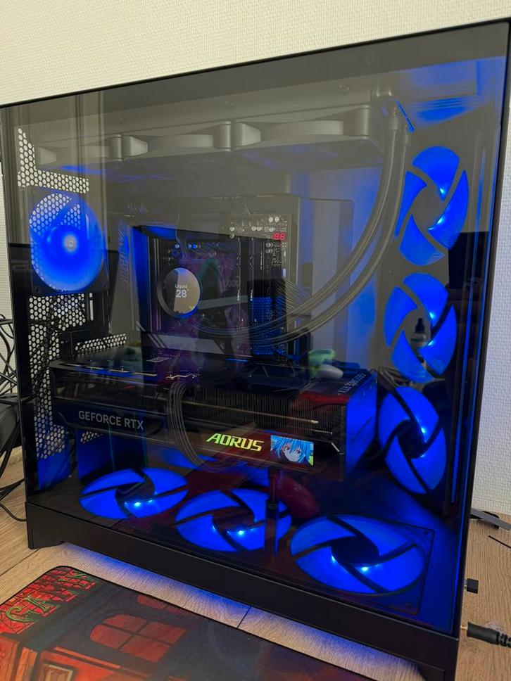 Boîtier NZXT H9 Flow RGB+ (2025) (Négociable), Computers en Software, Computerbehuizingen, Zo goed als nieuw, Ophalen