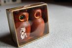 Teakhouten vintage peper en zoutstel Uil, Ophalen of Verzenden, Overige typen