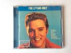 Elvispresleytheek For Lp Fans Only, Cd's en Dvd's, Pop, Ophalen of Verzenden, Zo goed als nieuw