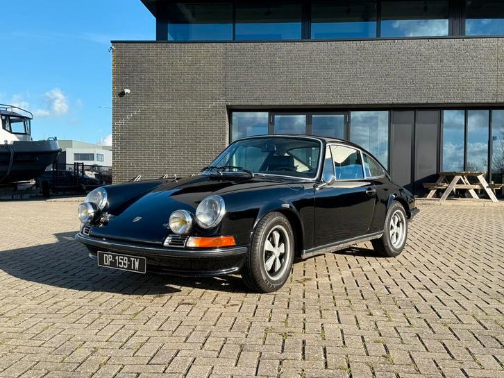 Porsche 911E 2.2l 1970, Auto's, Oldtimers, Particulier, Porsche, Benzine, Coupé, 2 deurs, Handgeschakeld, Zwart, Zwart, Overige bekleding