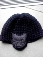 Karl Lagerfeld muts ACRYL zwart met oorbeschermers  one size, Karl Lagerfeld, Ophalen of Verzenden, Nieuw, Muts