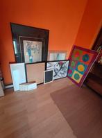 Lot de cadres de dimensions diverses, Antiquités & Art, Enlèvement