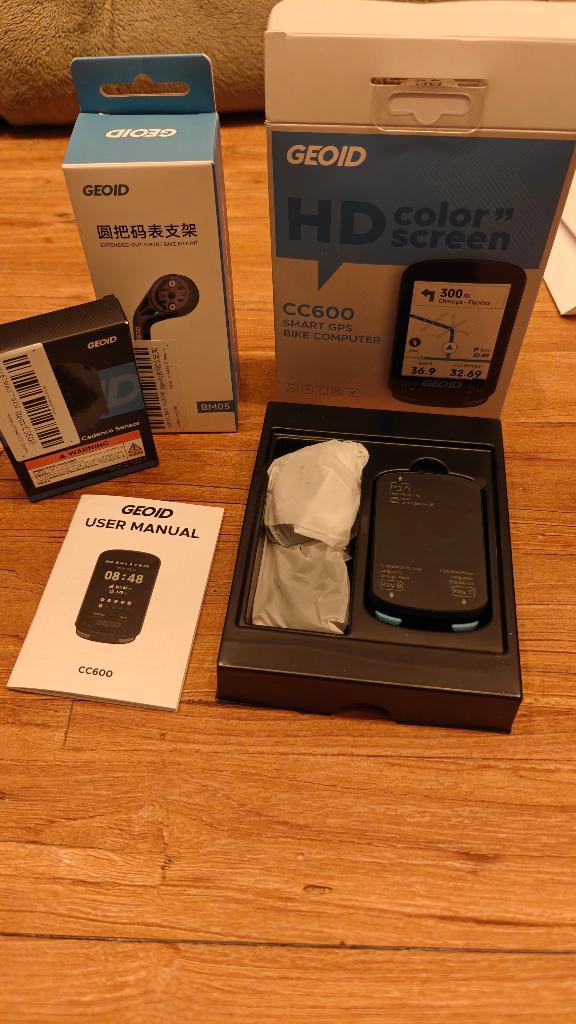 Compteur de vélo GPS avec navigation - GEOID CC600, Vélos & Vélomoteurs, Accessoires vélo | Compteurs de vélo, Neuf, Capteur de cadence