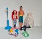 Barbie Ariël de kleine zeemeermin en prins Erik, Ophalen of Verzenden, Zo goed als nieuw
