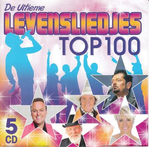 De ultieme Levensliedjes Top 100 op 5 CD's, CD & DVD, CD | Compilations, Comme neuf, En néerlandais, Envoi