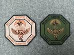 belgian serre school patch survival badge, Verzamelen, Ophalen, Landmacht, Embleem of Badge