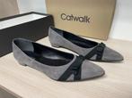 CTWLK Catwalk Camoscio Dames pumps 38 Ballerina's Made Italy, Ophalen, Catwalk CTWLK, Ballerina's, Grijs