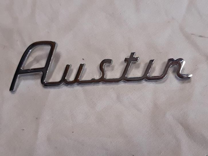 embleem AUSTIN kofferklep Klassieke Mini Cooper, Auto-onderdelen, Carrosserie, Achterklep, Mini, Oldtimer onderdelen, Rover, Universele onderdelen