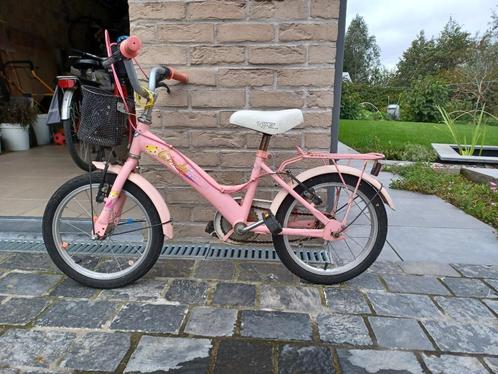 kinder fiets meisjes fiets, Fietsen en Brommers, Fietsen | Kinderfietsjes, Zo goed als nieuw, Minder dan 16 inch, Ophalen