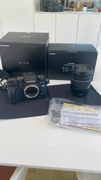Fujifilm xt-4 + xf16-80mm f4 ois wr, Ophalen of Verzenden, Zo goed als nieuw