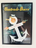 Oostende Dover - affiche in kader 1950, Antiek en Kunst, Ophalen of Verzenden