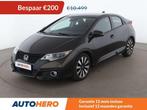 Honda Civic 1.4 Elegance (bj 2016), Auto's, Voorwielaandrijving, Stof, Gebruikt, Zwart