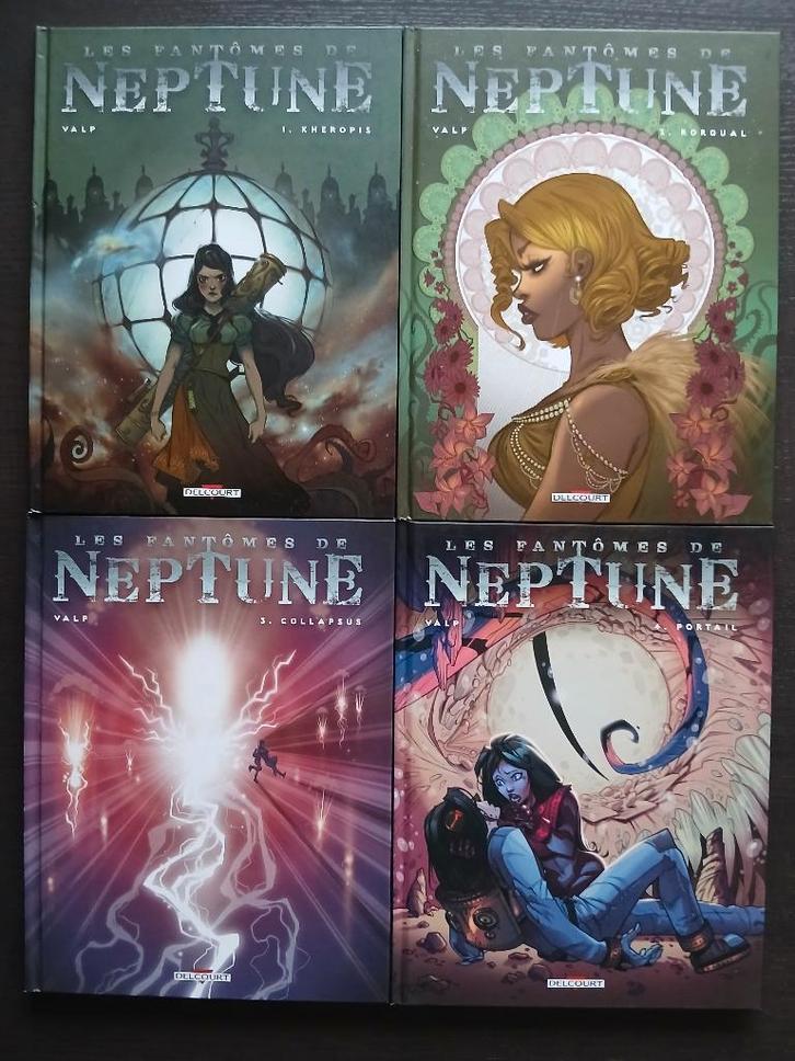 BD SERIE COMPLETE LES FANTÔMES DE NEPTUNE, Boeken, Stripverhalen, Gelezen, Complete serie of reeks, Ophalen of Verzenden