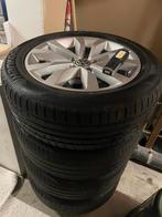 4 jantes alu 17” + pneus 215/55 R17 (Michelin + Hankook), Pneus et Jantes, 215 mm, Pneus été, 17 pouces