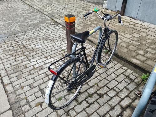 Minerva zwarte stadsfiets, Fietsen en Brommers, Fietsen | Oldtimers, Jaren '60 of nieuwer, Ophalen