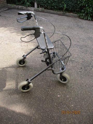 Dichtklapbare rollator met mandje, Enlèvement, Pliable, Comme neuf