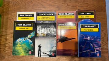 Lot 8 livres Tom Clancy 10eur - no envoi - 1360 Perwez beschikbaar voor biedingen