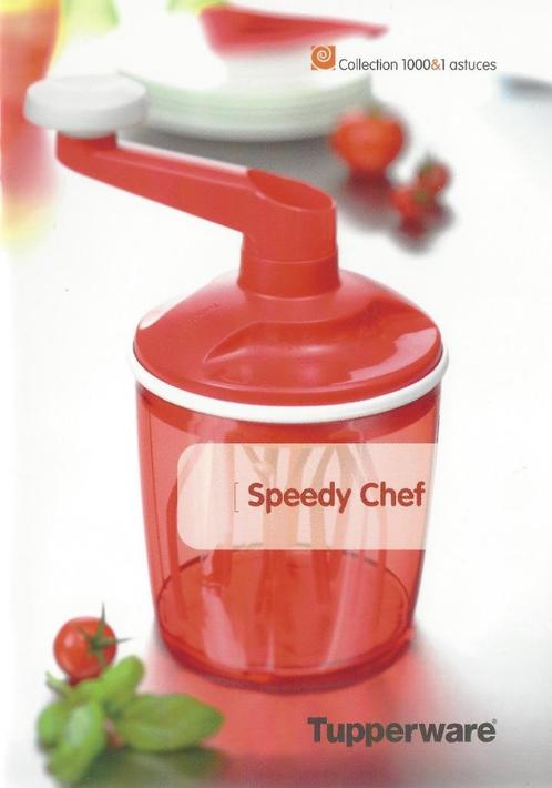 Tupperware Livre de Recette - Speedy Chef - Rouge, Livres, Livres de cuisine, Neuf, Entrées et Soupes, Tapas, Snacks et Dim Sum