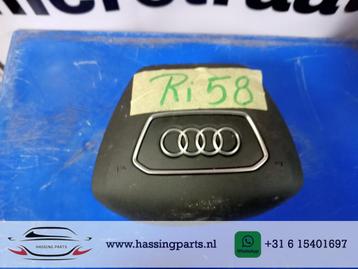 Audi A6, A7 Stuur Airbag Zwart 2018+ 4N0880201K 6PS A6 (C8) beschikbaar voor biedingen