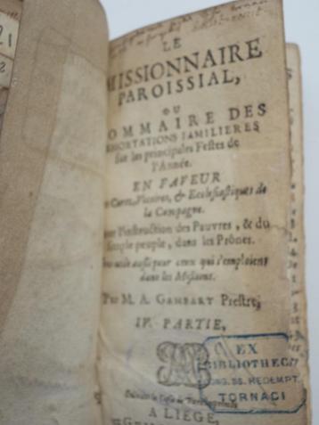 1672 M. A. Gambart Le missionnaire paroissial vol IV Liège