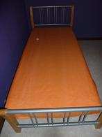 LIT 1 PERS COMPLET, Maison & Meubles, Neuf, Gris, Une personne, Enlèvement